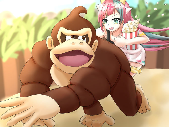 ドンキーコングポップコーンのtwitterイラスト検索結果