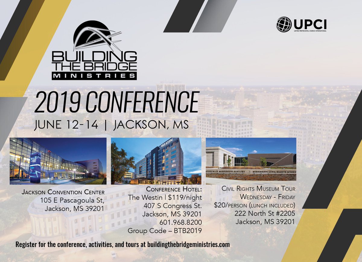BuildingTBridge's tweet image. Are you planning on attending one or the most powerful conferences in Pentecost? #BTB19 Registration is FREE! Register today. btbconference2019.eventbrite.com @RevMikeMitchell @JessicaMMarquez @davidtiptonjr @michealrobinson @sogleason @RashidiCollins