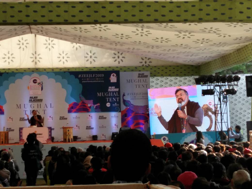 LitComm's tweet image. &quot;For most people, history comes from Bollywood.&quot; - Devdutt Pattnaik
#ZEEJLF2019 #MICAatJLF