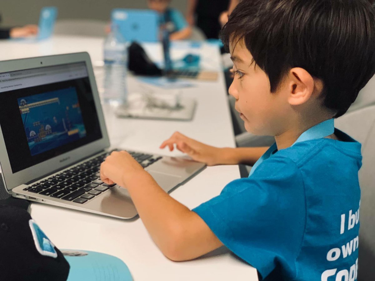 tyro_labs's tweet photo. For the last two days we’ve had our primary-age offspring in the office attending Code Camp. They built the most amazing platform games! Thanks @codecampau for helping us build the next generation of Tyros. https://t.co/26wJEhP4mH