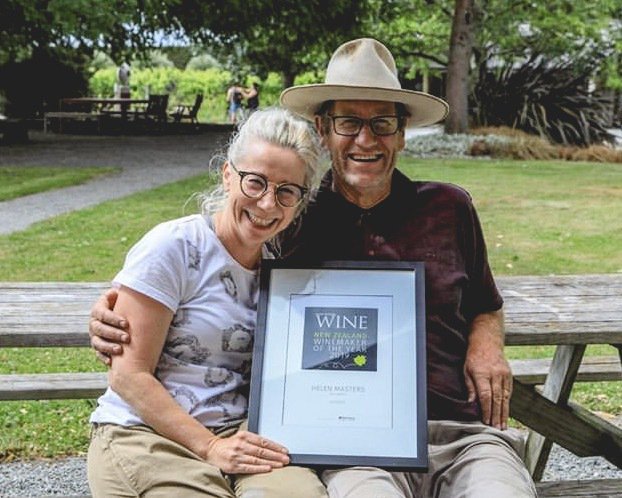 This week's #FavePhotoFriday is from Helen Masters of <a href="/Ata_Rangi/">Ata Rangi</a> on being named New Zealand Winemaker of the Year at the @gtwinemag awards... 

"It wouldn’t have happened without this guy! A huge thanks to Gerry Rotman and the vineyard team here at <a href="/ata_rangi/">Ata Rangi</a>." #nzwine