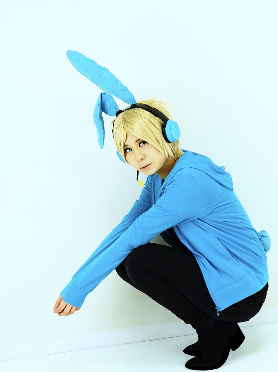 真宵 على تويتر コスプレ ツキウタ Honey Bunny うさ耳パーカー 皐月葵 Photo By 花火さん Butha0210 コスプレ Cosplay