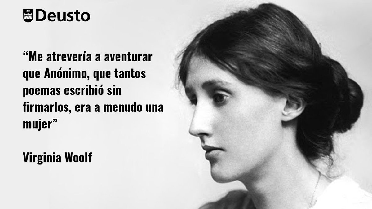 Resultado de imagen de me atreveria a aventurar que anonimo virginia woolf