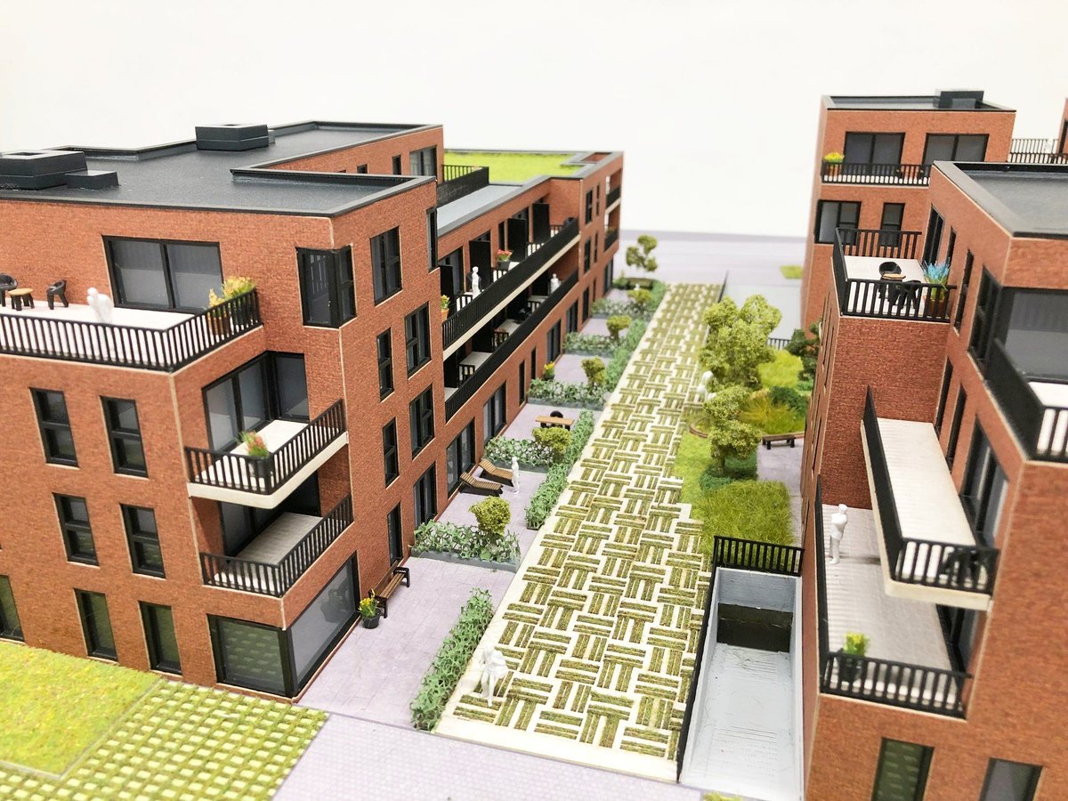 Cr3do_3D's tweet photo. Terwijl #CoresDevelopment bouwt aan het mooiste binnenplein van #Gent ter hoogte van #Oslostraat, bouwden wij hier de kleine variant van het project... https://t.co/7FaNQlfwLI
