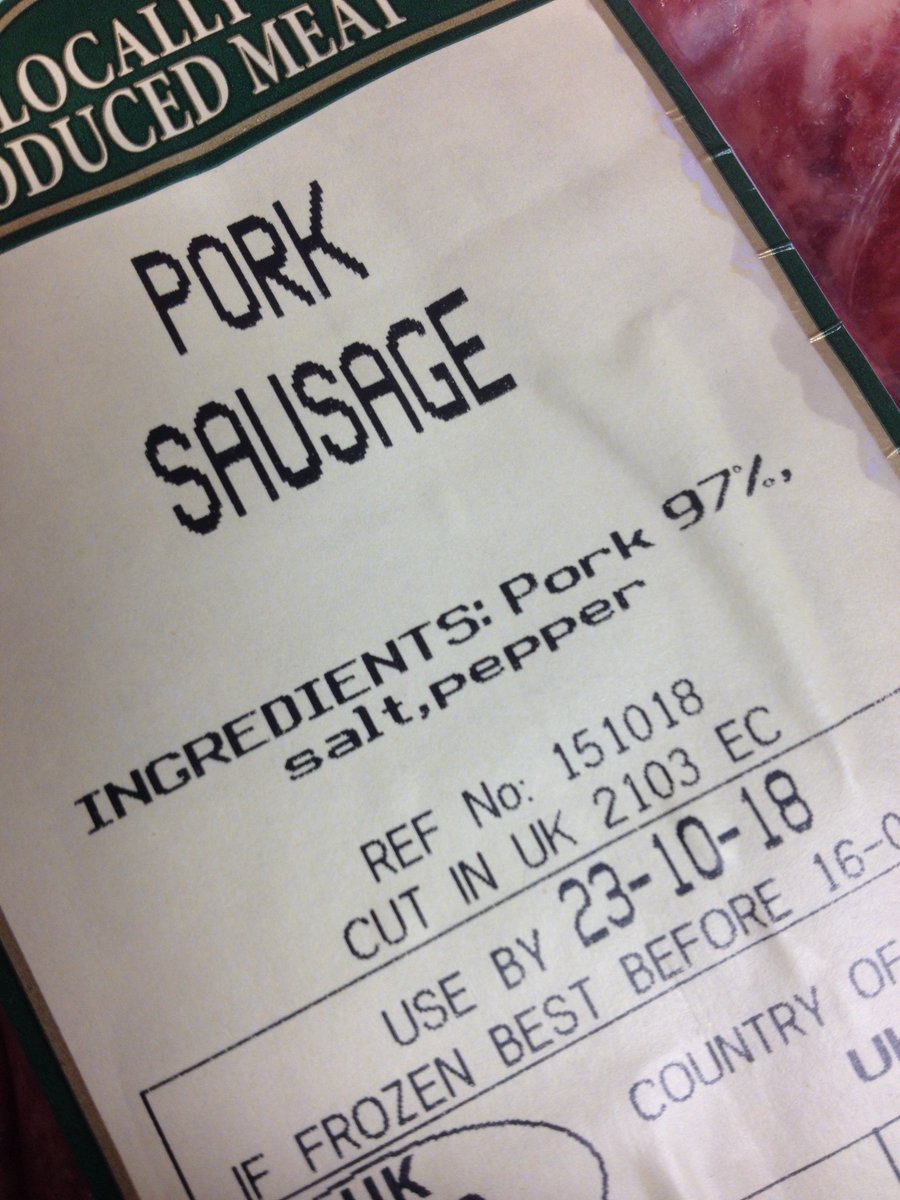 HighFarndale's tweet photo. I'll be shipping packs of my 97% free range pork sausages next week...

Order: https://t.co/BhPqAEuGpR

They'll be freshly made, suitable for freezing and sent by courier to your address in wool insulation. https://t.co/bkUSy2kY9J