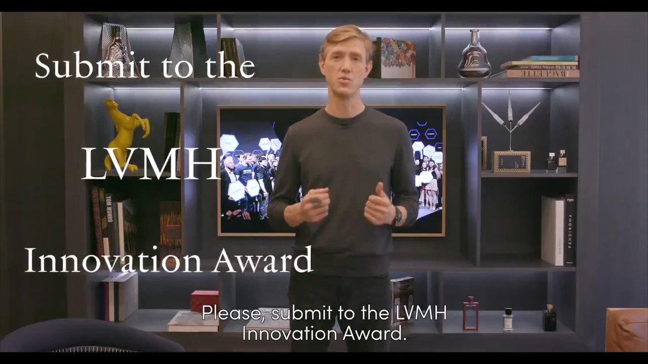 LVMH a X: Last call! Startups, only a few days left to apply for the third LVMH  Innovation Award! @Iancr, Chief Digital Officer, LVMH, has a message for  you: “We want to