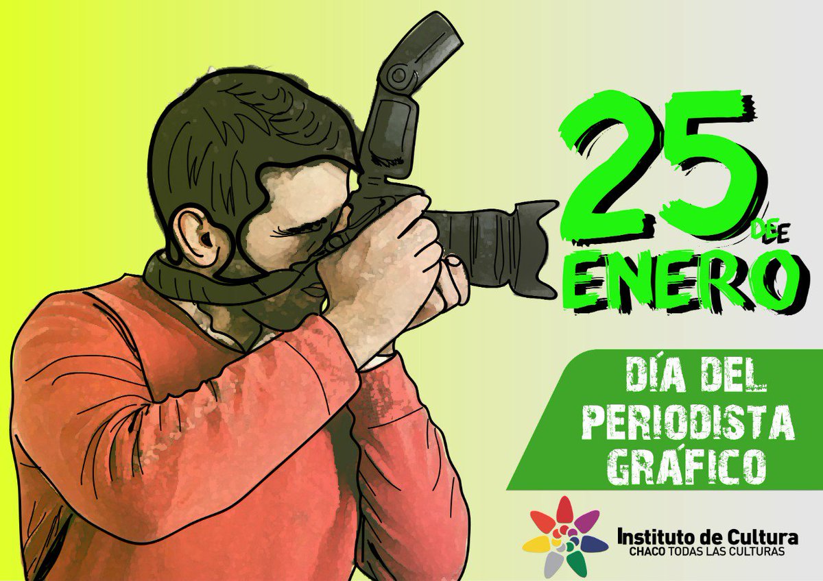 HctorBernab1's tweet photo. Feliz día a todos los periodistas gráficos en su día,en especial a los chaqueños y en general a todos los que diariamente realizan esta noble tarea. https://t.co/WoNolXOwft