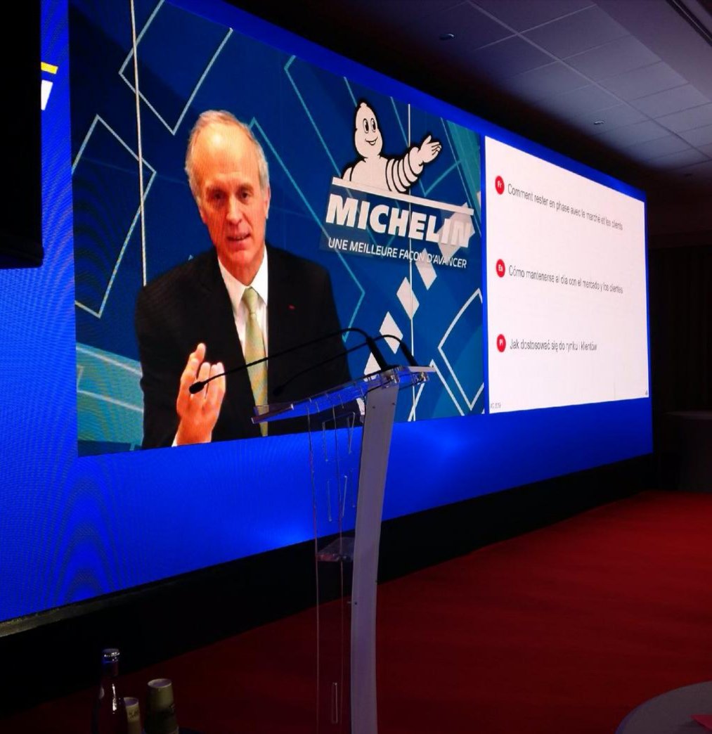 EricDOURNES's tweet photo. Interview de 2h en duplex du siège de #Michelin de Florent Menegaux , successeur de J-D Senard à la tête de Michelin, dans le cadre de l'AG #Promodis dans le Var avec pour sujet central le potentiel humain des entreprises. https://t.co/WTINU3itbs