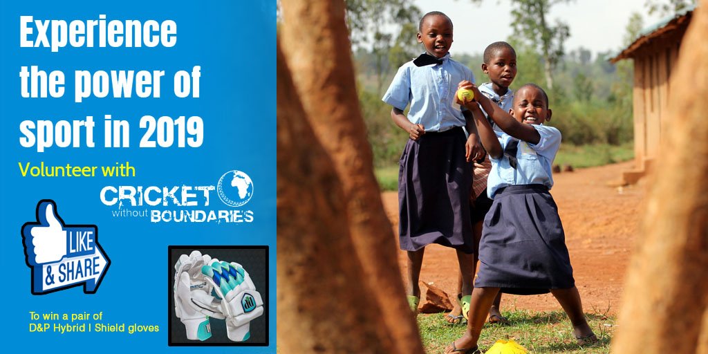 CWBglobal's tweet image. EXPERIENCE THE POWER OF SPORT IN 2019! 

Volunteer for CWB &amp;amp; make a difference: cricketwithoutboundaries.com/vol19

Please RT this - one lucky person who does will win a pair of @DPcricketUK Hybrid Shield Gloves &amp;amp; Inners worth over £80! U.K winner only.

#Competition #RTContest