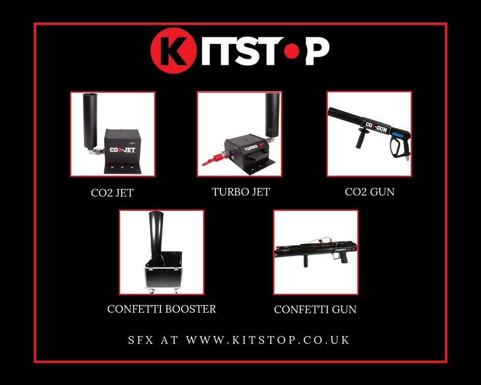 KitstopOnline's tweet photo. From Confetti Guns to Turbo Jets, purchase all of your #SFX equipment on our online store, coming soon 🎉 

#confetti #eventequipment #events #ukdj #ukevent #weddingdj #djquotes #consumables #eventplanner https://t.co/Y4KtTBw9Kb