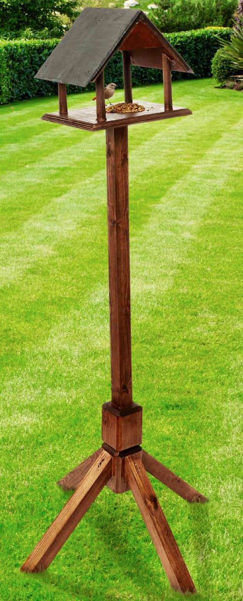 AboutTheWood's tweet photo. Celebrating the RPSB's Big Garden Birdwatch this weekend, here's one of the many bird tables we supplied to a national home and garden retailer.  One of our favourite projects giving pleasure to us, the customer and our feathered friends. #bigGardenBirdwatch https://t.co/kd4xlZMfoP