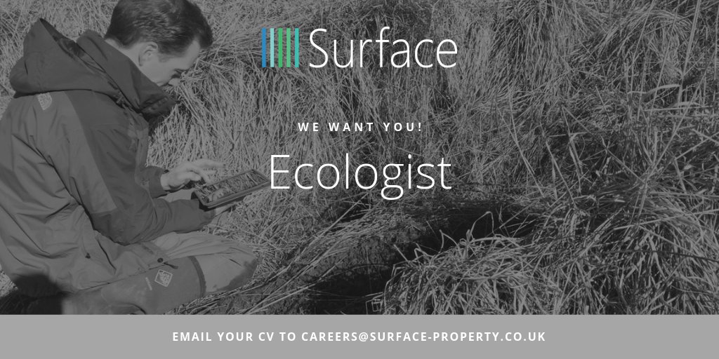 We are recruiting for an Ecologist to join our South East office. Interested? Find out more here:
surface-property.co.uk/2019/01/07/eco… #ecology