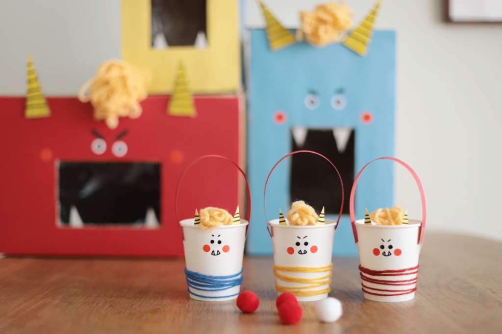 学研の幼児ワーク公式 Sur Twitter 2月3日は節分の日 インスタグラムで人気のきなこさんに 親子で楽しく遊べる 節分のダンボール 工作を教えてもらいました かわいい鬼さんに注目です T Co Hyfb0a8ykn