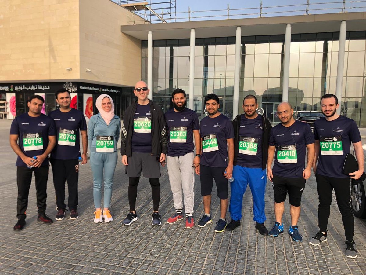 TABARAKinv's tweet photo. #TABARAKinv employees participate in the 20th edition of Standard Chartered #DubaiMarathon to highlight the importance of exercises. https://t.co/3xuY9c8AFQ