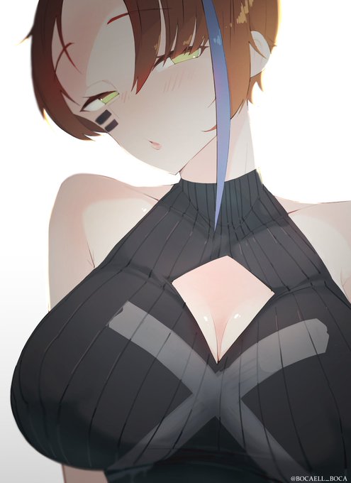 #소녀전선 #少女前线  #ドールズフロントライン
TEC-9
가슴에 X!! 