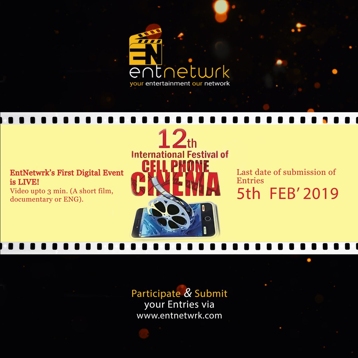 HitFameOfficial's tweet image. IFCPC 2019 &amp;amp; Entnetwrk brings to you an exclusive chance to showcase your Talents. Dont waste anymore time &amp;amp; dive into this exclusive oppurtunity!🤩
#IFCPC #IFCPC2019 #Entnetwrk #VideoCompetition #SignUpNow #SubmitEntries #5thFebruary2019 @entnetwrk @sandeepmarwah