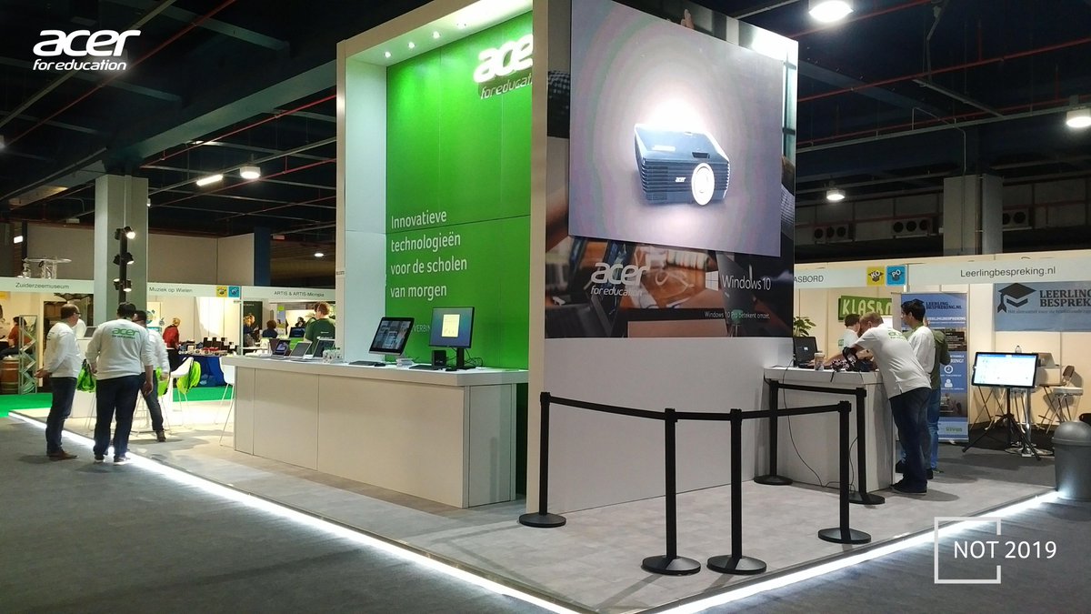 Acer_Education's tweet image. Not only #Bett2019... in these days we are also at #NOT2019 in Utrecht!
Come visit our stand to discover our newest devices for Education and experience the latest Mixed Reality headset. #AcerforEducation