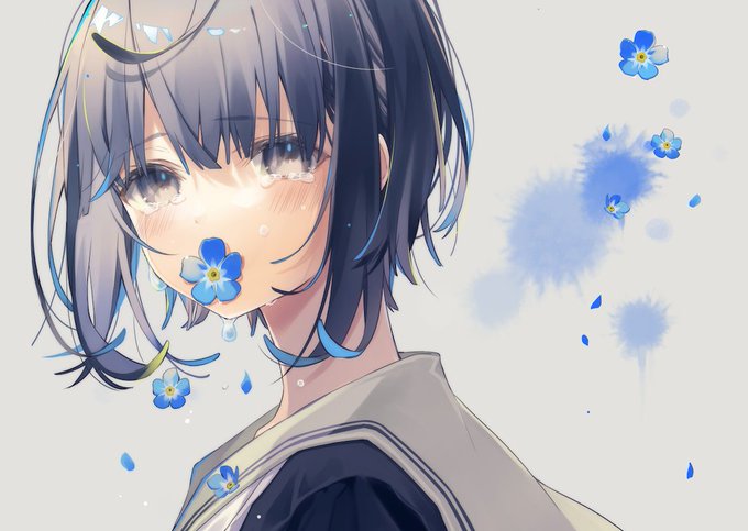 泣き顔少女のtwitterイラスト検索結果 古い順