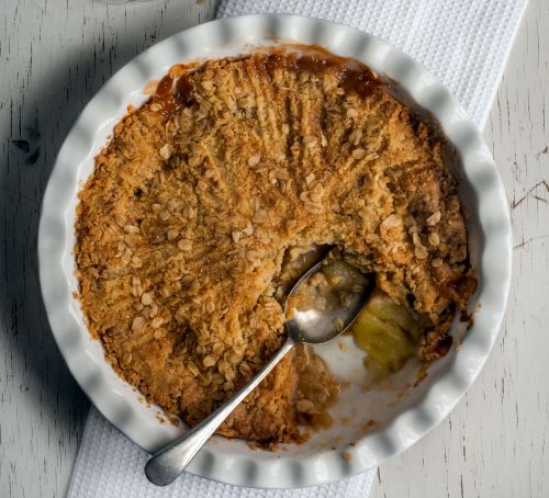 It's #BurnsNight2019 and after all that rich haggis (and whisky) why not have a simple and delicious Bramley apple crumble for pudding. bbcgoodfood.com/recipes/best-a…