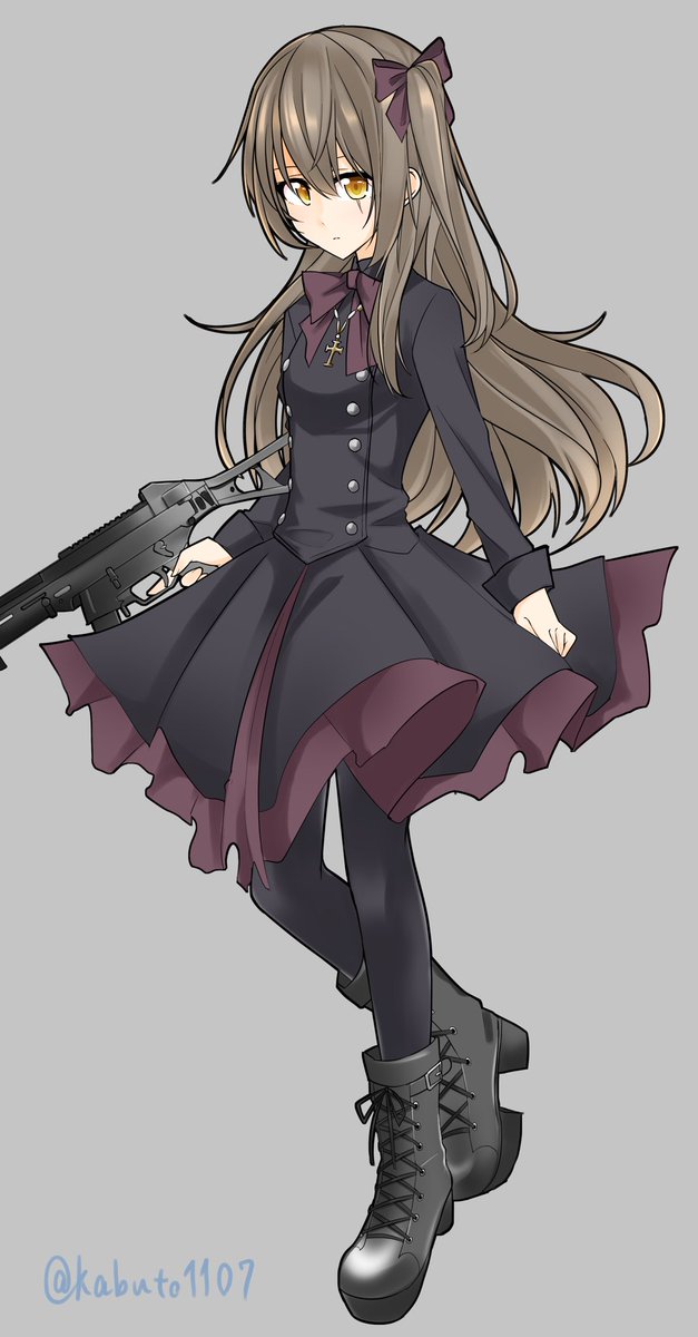 Twitter 上的 ななんちゃ Ump45の軍服ワンピース仕様を描きたくて ドルフロ 少女前線 T Co J5mnzvknof Twitter