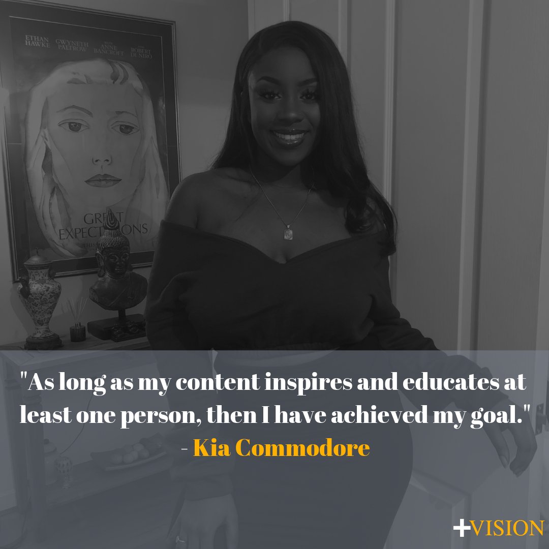 visiontm_'s tweet photo. For this week's #addvision post we have none other than Kia Commodore - a 20 year old youtuber, hairstylist, graphic designer and blogger. Here's her top 3 tips.
Check her out @_kayMUNI
She's bringing her vision to life so why can't you?
#inspiration #motivation #vision https://t.co/CNTBDaYg3B