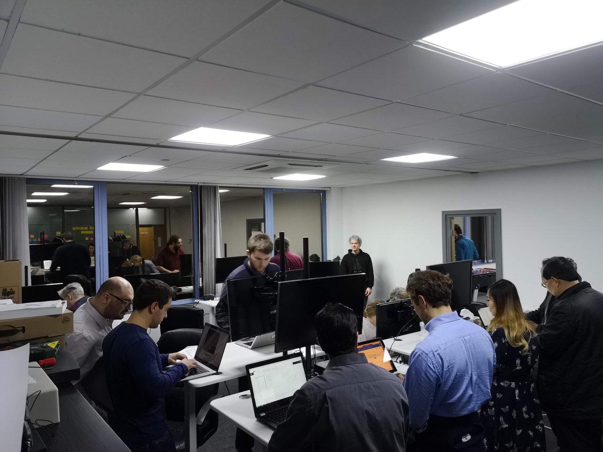 Thanks to everyone that came to our meetup last night. And thank you   <a href="/juxtpro/">JUXT</a> for hosting. Come along to our next meetup:   meetup.com/FuncMK/ #clojure #MiltonKeynes #MK