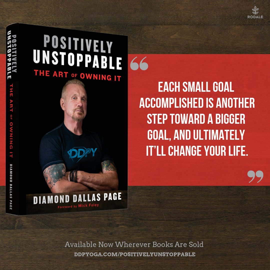 DDPYoga's tweet photo. Get your copy of Positively Unstoppable: The Art of Owning It to learn how to create small habits that will change your life. Available NOW wherever books are sold. #PositivelyUnstoppable #UnstoppableBook https://t.co/L9wW9cO0aD https://t.co/gjhOZRgnuC