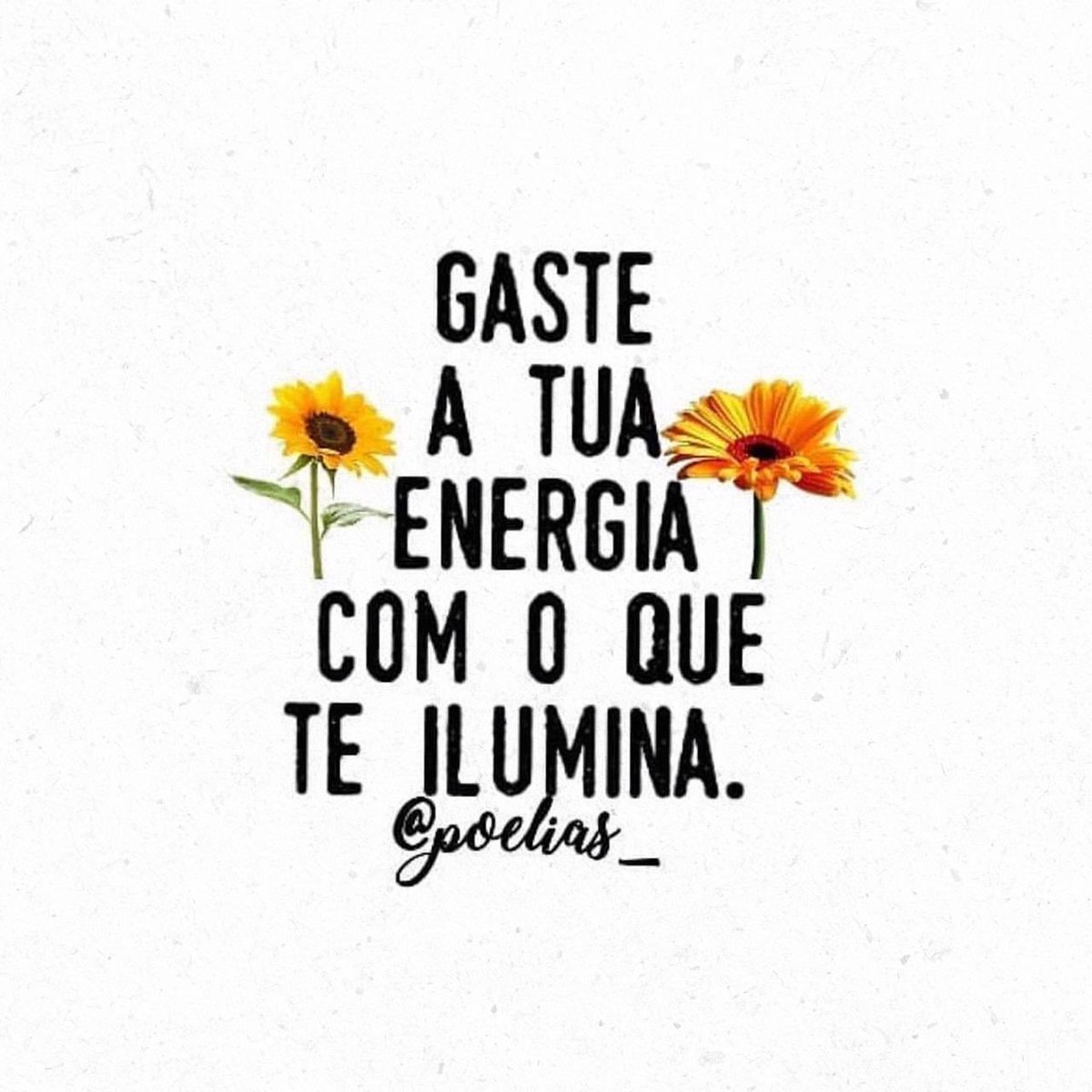 Se jogue naquilo que te faz bem e te traz uma energia positiva. 🙌🏽