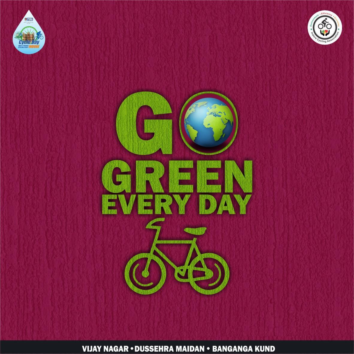 icaindore's tweet photo. साइकिल डे की करो तैयारी 
बस एक ही दिन हैं बाकी..

Sunday 27 january 2019
Green ride starting point
Vijay nagar, Dussehra maidan, Banganga kund

To Participate - 
Call - +91 6269597720, 6269597721

#IndoreCycleday #Indore #Cycling🚵‍♀️🚵‍♂️ #Indorecycling #SaveEnviornment https://t.co/pR7RXddK5d