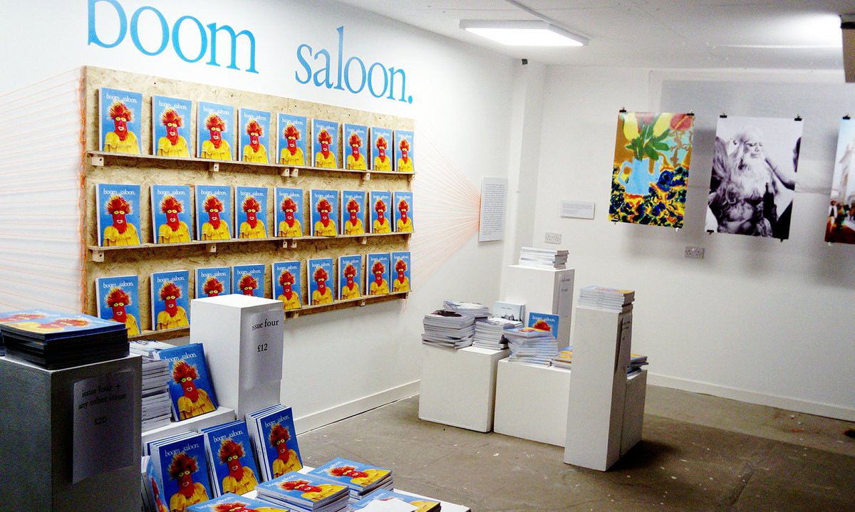 In case you missed this earlier this week - awesome install <a href="/boom_saloon/">boom saloon</a> <a href="/the_boom_room/">the boom room</a> Issue 4 launch <a href="/b12_studio/">B12</a> - beautiful &amp; thought-provoking #editorial #artdirection #photography #print - buy it now - boomsaloon.com/shop/
