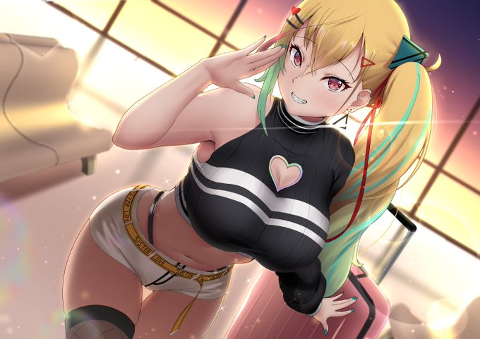 彼女の名前は三色サヤ 「さんしき サヤ」
海外から戻るデアの妹
https://t.co/wAAFf4Hoba
#うちの子 