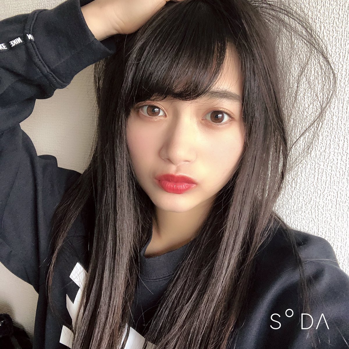 福田愛依 در توییتر インスタで評判よかったけん こっちも載せる ボサボサヘアー失礼します 女子高生 18歳 めい自撮り