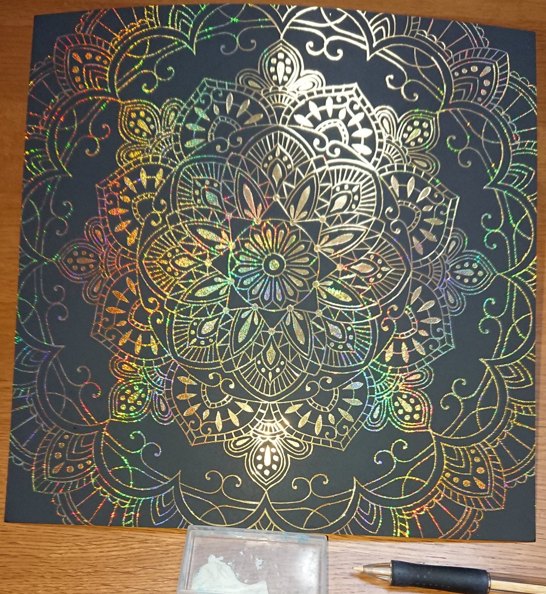 花曼荼羅インド模様 花曼荼羅インド模様