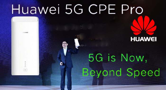 MobileReviewI's tweet photo. Huawei unveils the 5G CPE Pro router with Wi-Fi 6, on uses a new Balong 5000 chipset
https://t.co/iK0nGFeaQ0 https://t.co/qCjmMe0QUI