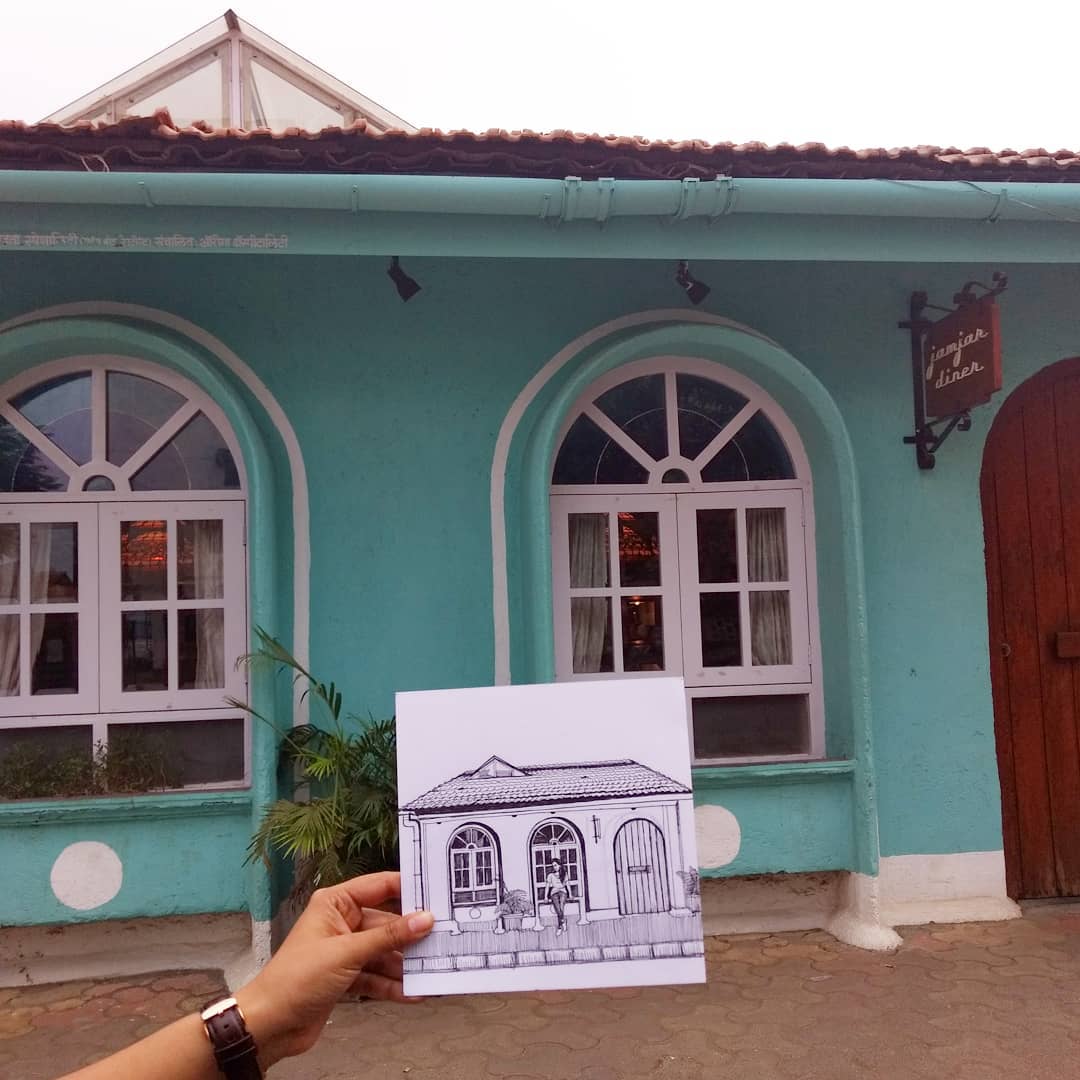 #Repost <a href="/whartever/">whartever</a>
.
Inspired by the modern yet contemporary direction of architecture, we built a cosy blue cottage for you to have a good meal and inspire your inner artist!
.
#jamjardiner #loveforfood #jjfamily #bandra #treat #familytime #foodies #foodlover #hungry #weekend