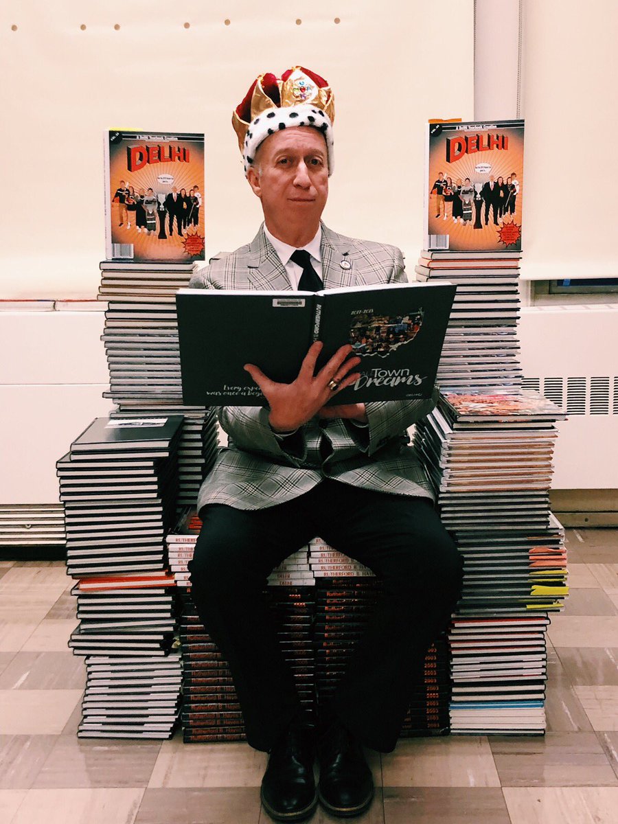 You too can feel like a King when you order your Hayes Delhi Yearbook!! The finest in the kingdom!