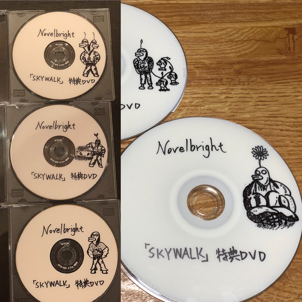 4コマ📚】 ①「SKYWALK」購入者へのタワレコ特典DVDに突如現れたGt.海