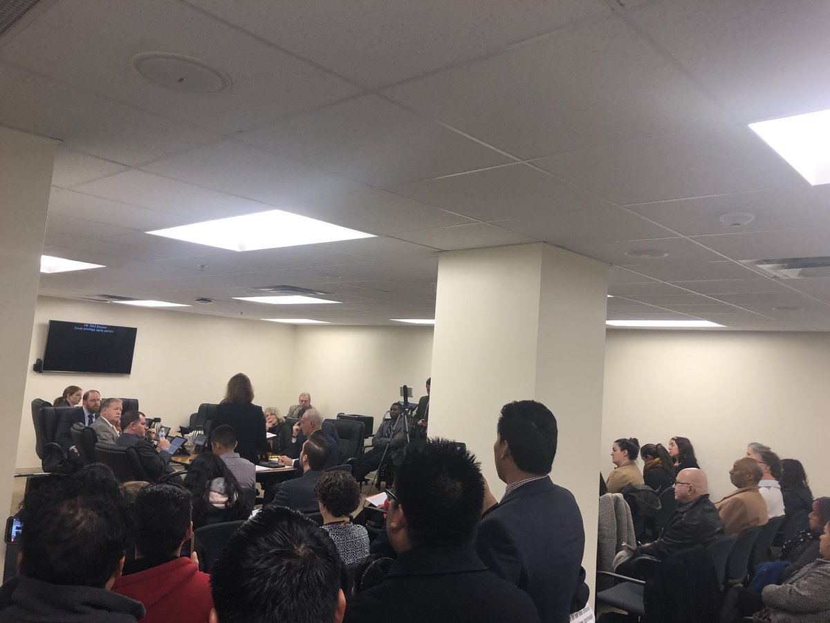 TheCIFva's tweet photo. Constituents across the common wealth are attending the hearing for HB 1843 and HB 2025 driver privilege cards @KathyKLTran @RobBloxom @CASAinAction @vainterfaith @VA_Immigrants @VACOLAO. #privilegecards https://t.co/KU6O38fETh