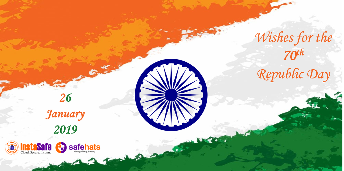 The SafeHats (InstaSafe) family wishes you all a very Happy 70th Republic Day. This day marks India becoming an independent republic where we govern ourselves righteously and walk hand in hand making our mother nation proud of us.

#India #HappyRepublicDay