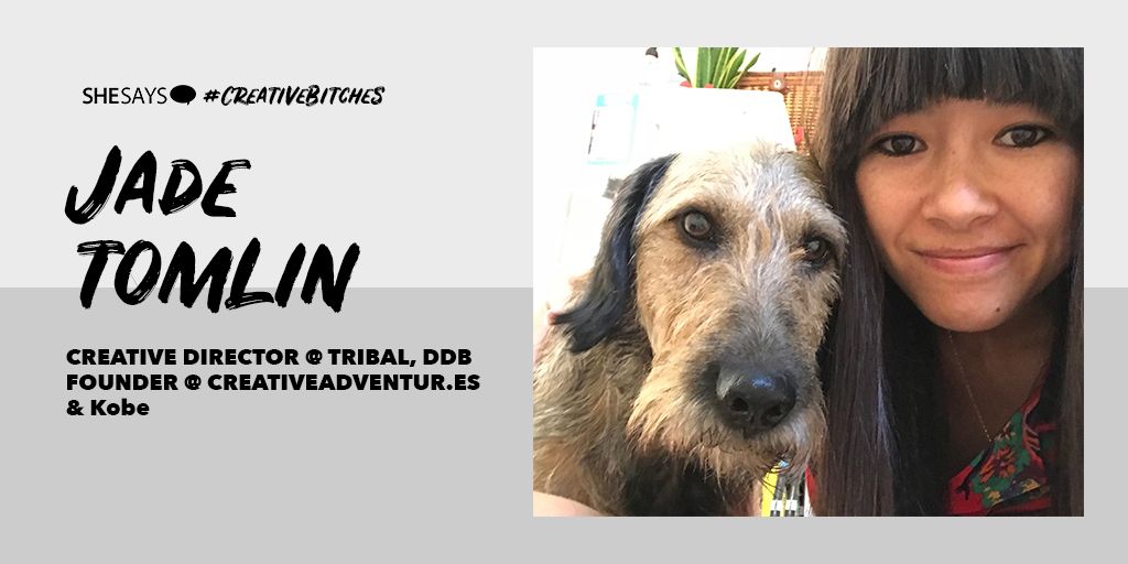 shesaysuk's tweet photo. @Jade_pingping, Creative Director at @TribalLDN & Founder of Journal & Workshops series @C_Adventur_es, tells us the impact of her rescue dog, Kobe, on her career. #creativebitches. Read the full interview here ๐ https://t.co/1f5dgDwq2B #inspiration #worklifebalance #doglover https://t.co/rKGenIoncJ