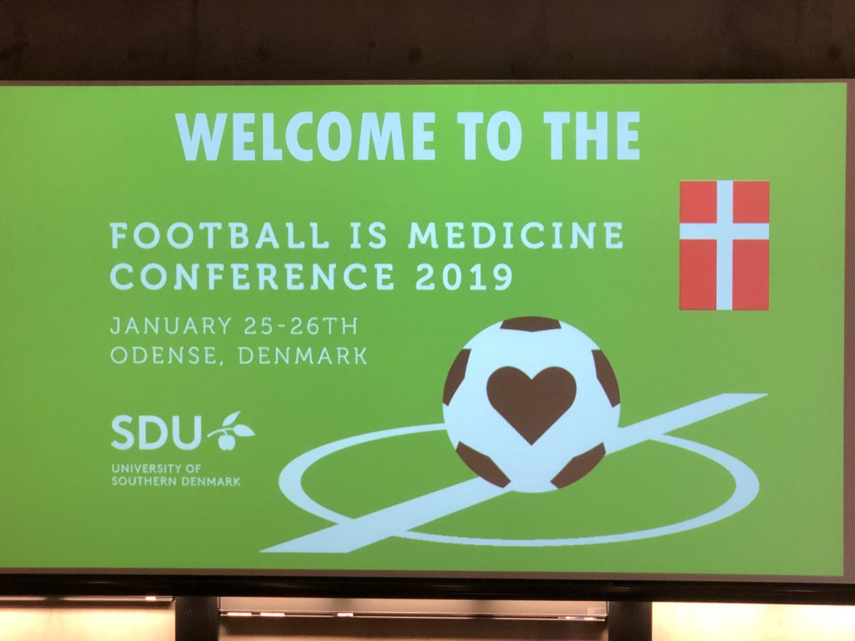 bentclausendbu's tweet photo. First vice President of @UEFA, @karlerikfotboll opening the conference “Football is medicine” at @SDUIOB Odense / Denmark #Footballismedicine #FootballForLife https://t.co/FIPHf2jmX2