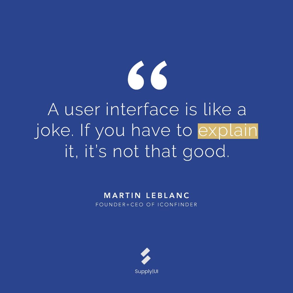 supplyuico's tweet photo. Do you agree? 😆

#ui #ux #uiux #uidesign #uxdesign #interactiondesign #uiinspiration #designinspiration #designthinking #appdesign #productdesign https://t.co/DdqKhsem92