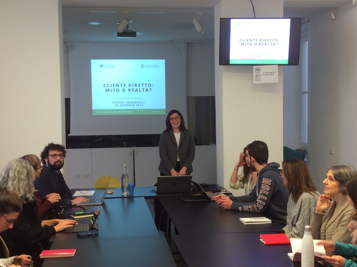 AitiTweet's tweet photo. Continua la giornata organizzata dalla Sezione AITI Lombardia con la socia aggregata @traduzchiara. Cliente diretto: Mito o realtà? #venerdìconAITI #formazioneAITI #AITIconte #traduttoriAITI #interpretiAITI #clientidiretti https://t.co/rZJmqKaeBP