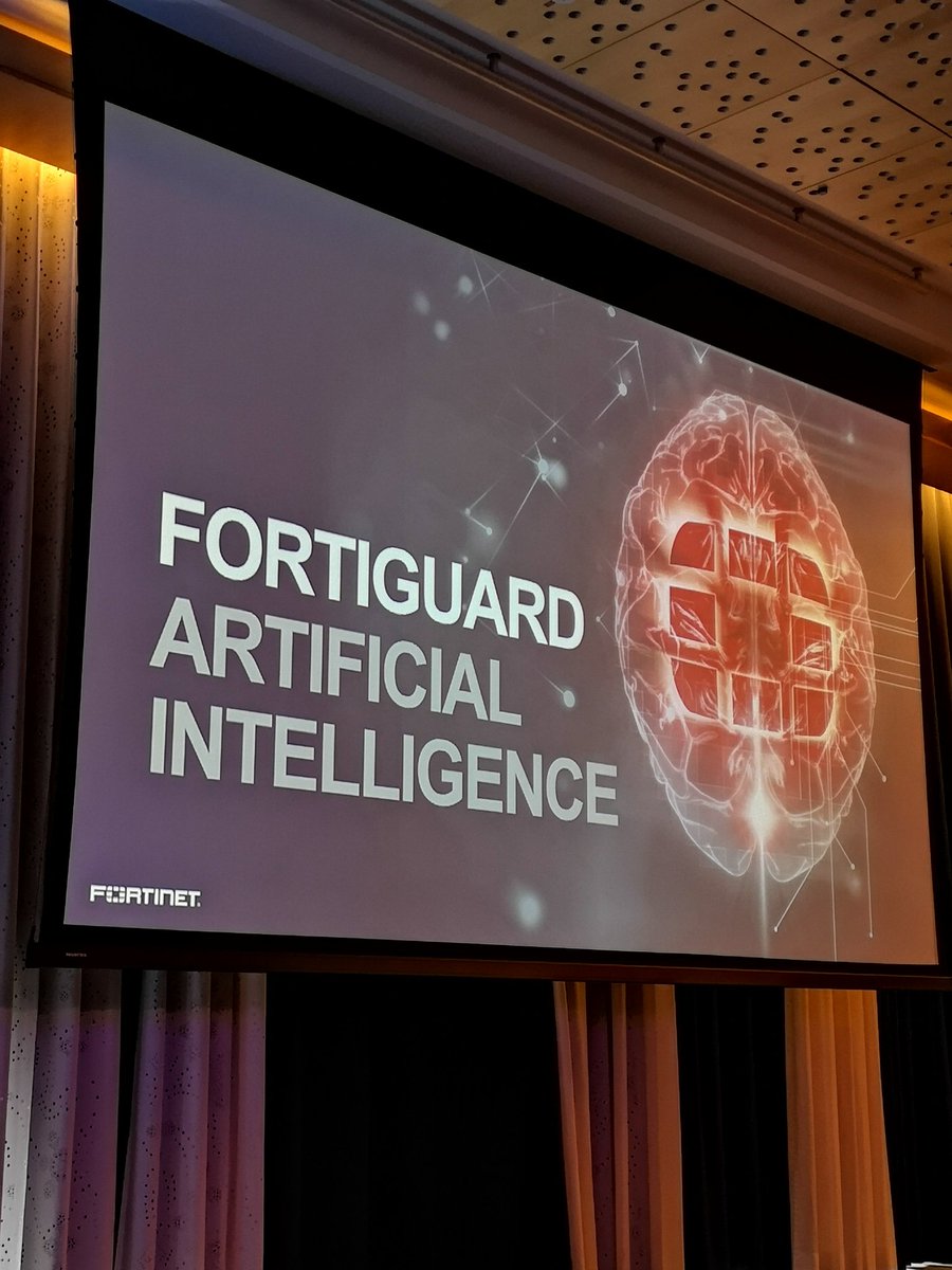 DigitalGeek1's tweet photo. @Fortinet delivering a great keynote talk on the cyber threat landscape at the #NTTuniversity https://t.co/y5dRHxTYMp