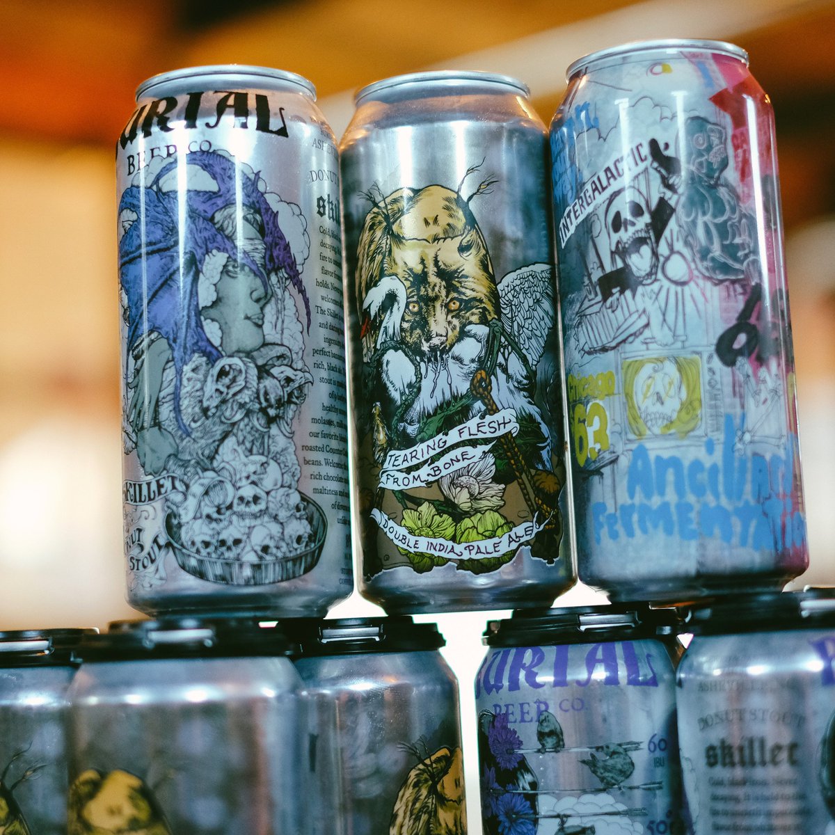 Triple can release in AVL and DTR today. Special Skillet Variants and Tasting event in Raleigh at 4pm. Some special limited releases from the wood as well. Come on out.
