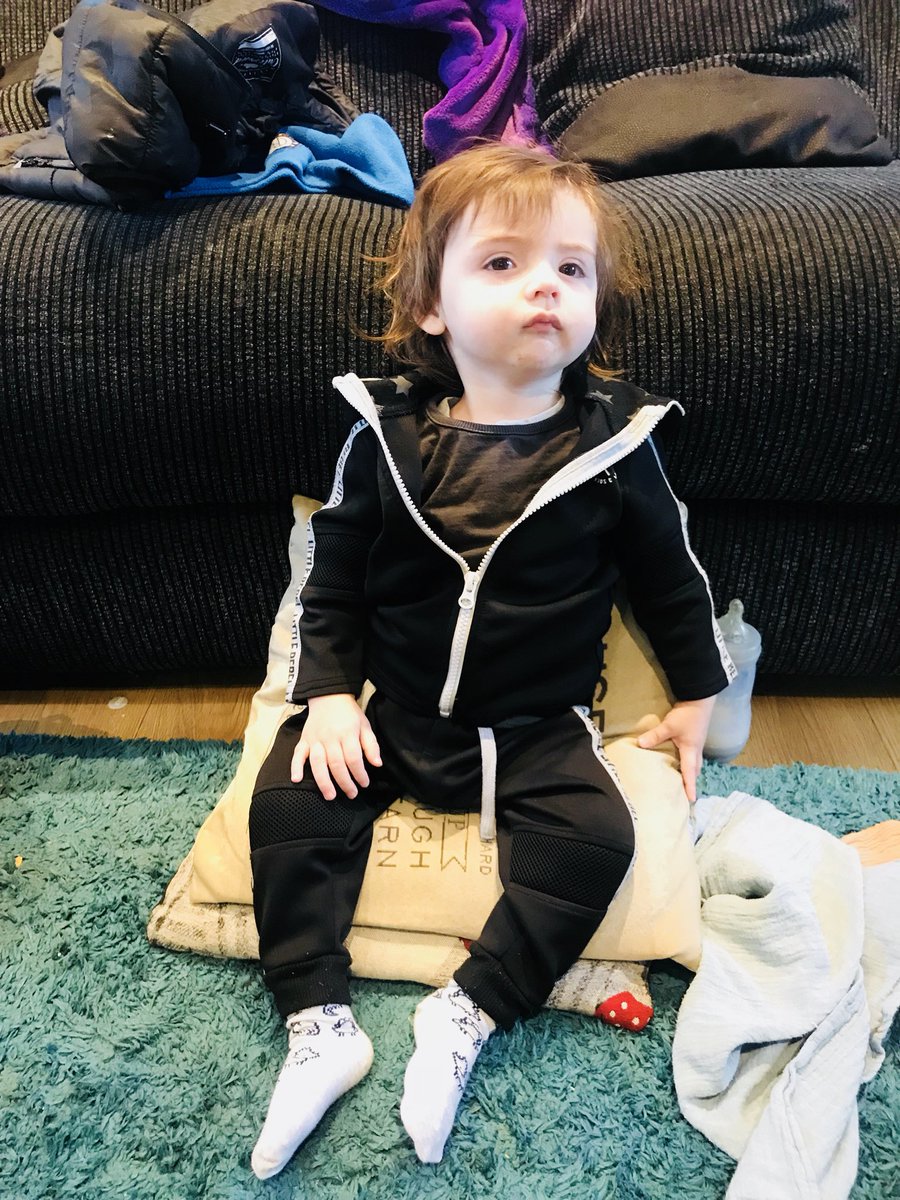 Don307's tweet photo. This boy is 17 months old today.. where did that go.. 🤔 this is about how cool and chilled this boy is..I’ve him all the world xxx https://t.co/nbg8vGorqx