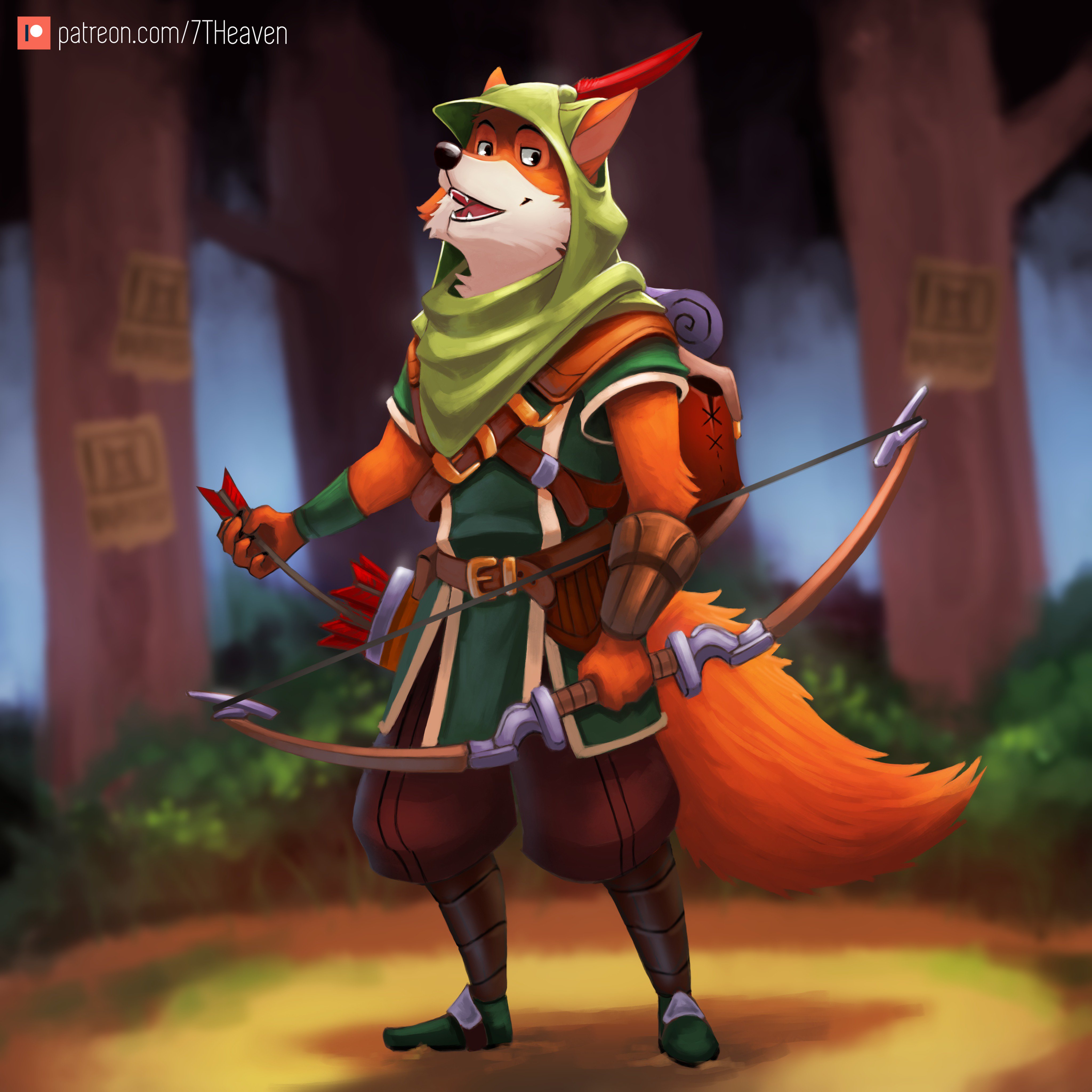 Redesigned Robin Hood By 7theaven Furry