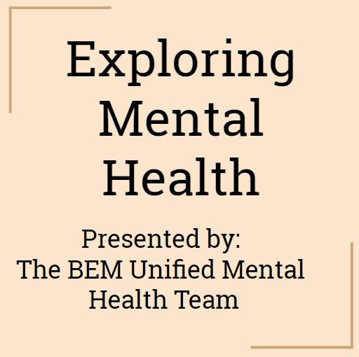 Be sure to join the BEM United Mental Health Team as we talk about Mental Health! 
Principals Coffee: 10AM Today 
Parent Info Night: 6:00PM 1/29 
 #LevelUp @HitchmanRyan @BelmontRidge @LCPS_Counseling #MentalHealthAwareness @jjcounselor