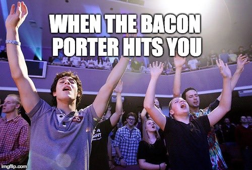 You know it’s true... 
Smoked <a href="/bentonsbacon/">Allan Benton</a> Porter drops today! Taproom opens at 2pm Friday, kitchen open at 4pm. #knoxbeer #bacon #knoxrocks #TNBeer