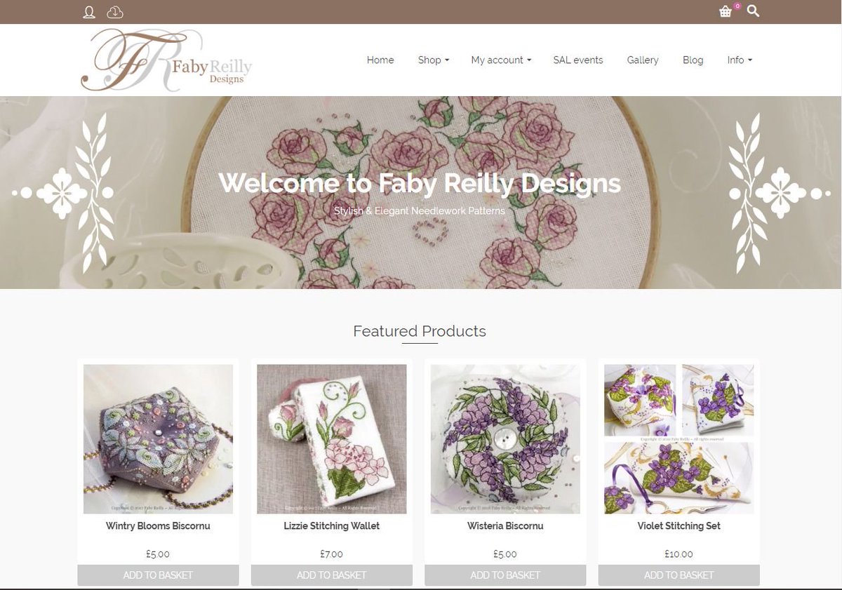 FabyReilly's tweet image. New look for the Faby Reilly Designs website • patterns are now 100% digital downloads • plenty of new exciting features too!! buff.ly/2CItKuP
#fabyreilly #fabyreillydesigns #needleworkpatterns #creativity #crossstitch
